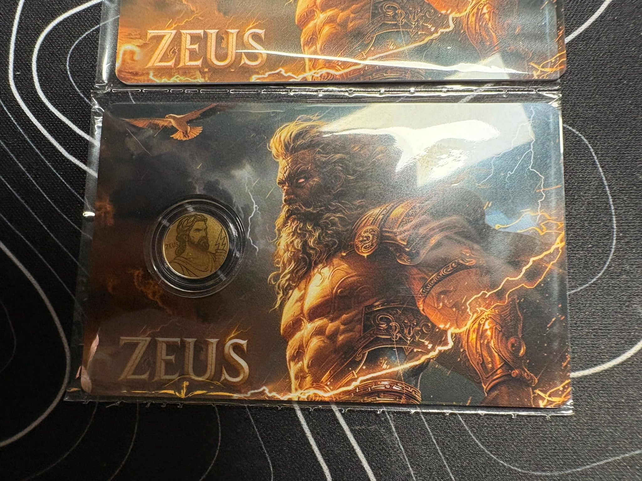 Niue Greek Mythology – Zeus | 1/1000th oz .9999 Fine Gold Coin | Gems Bullion
