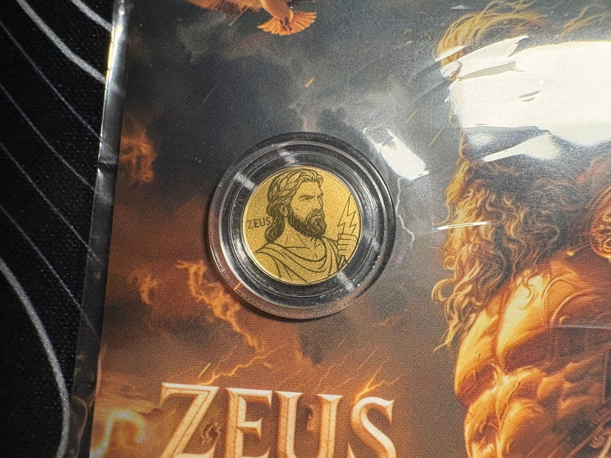 Niue Greek Mythology – Zeus | 1/1000th oz .9999 Fine Gold Coin | Gems Bullion