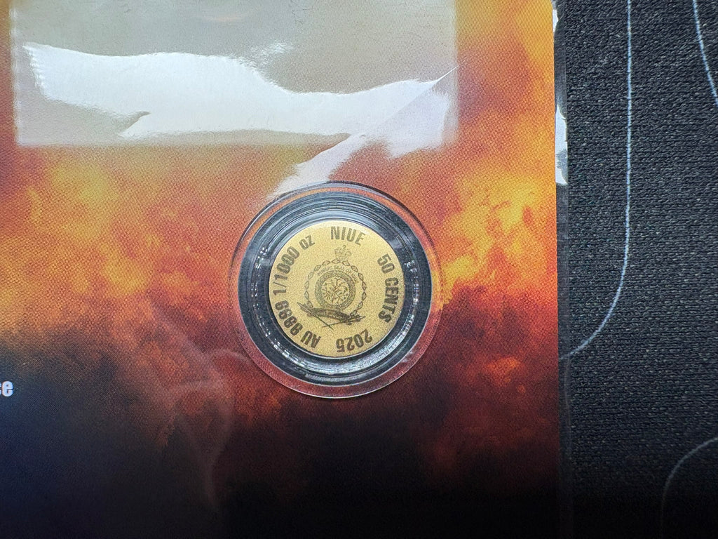 Niue Greek Mythology – Zeus | 1/1000th oz .9999 Fine Gold Coin | Gems Bullion