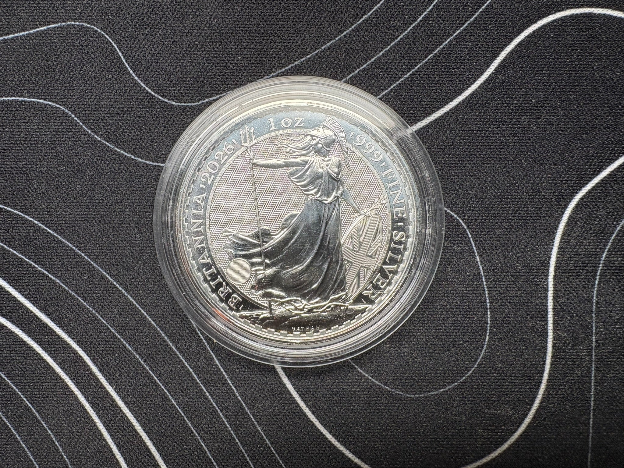 2026 1oz Silver Britannia Coin .999 Fine Silver | HM King Charles III | The Royal Mint | CGT Exempt | Gems Bullion