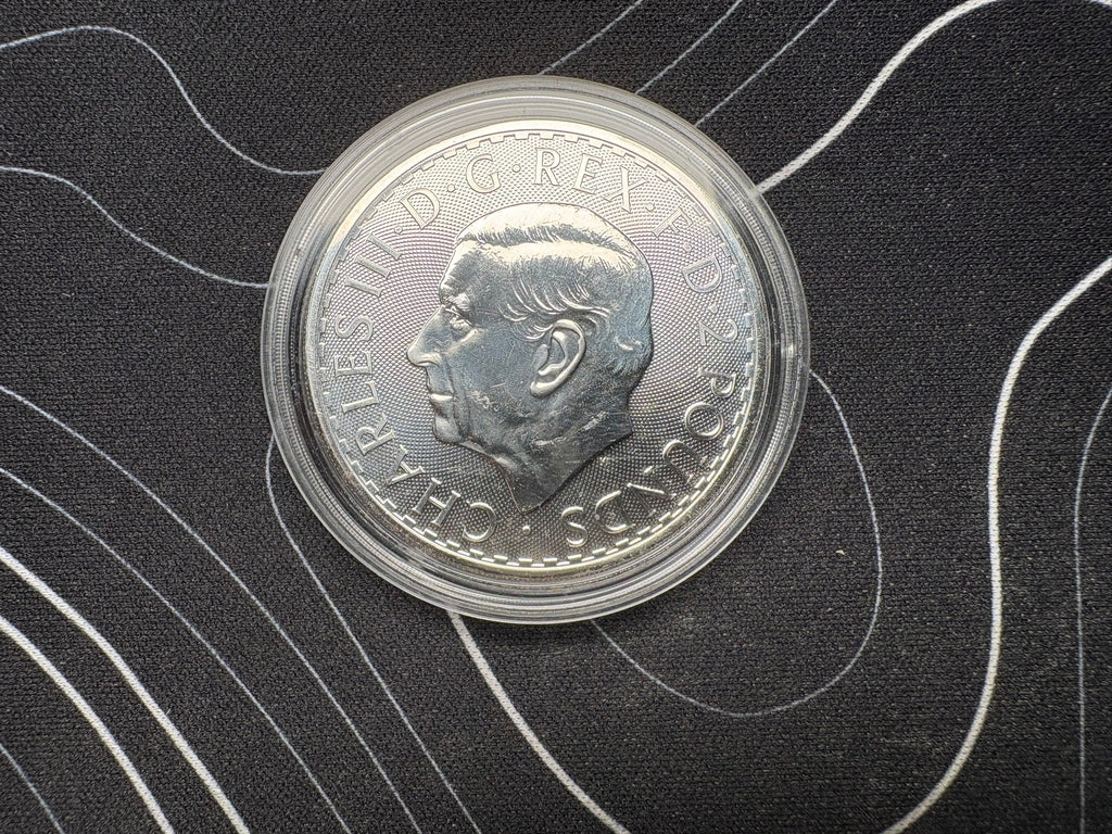 2026 1oz Silver Britannia Coin .999 Fine Silver | HM King Charles III | The Royal Mint | CGT Exempt | Gems Bullion
