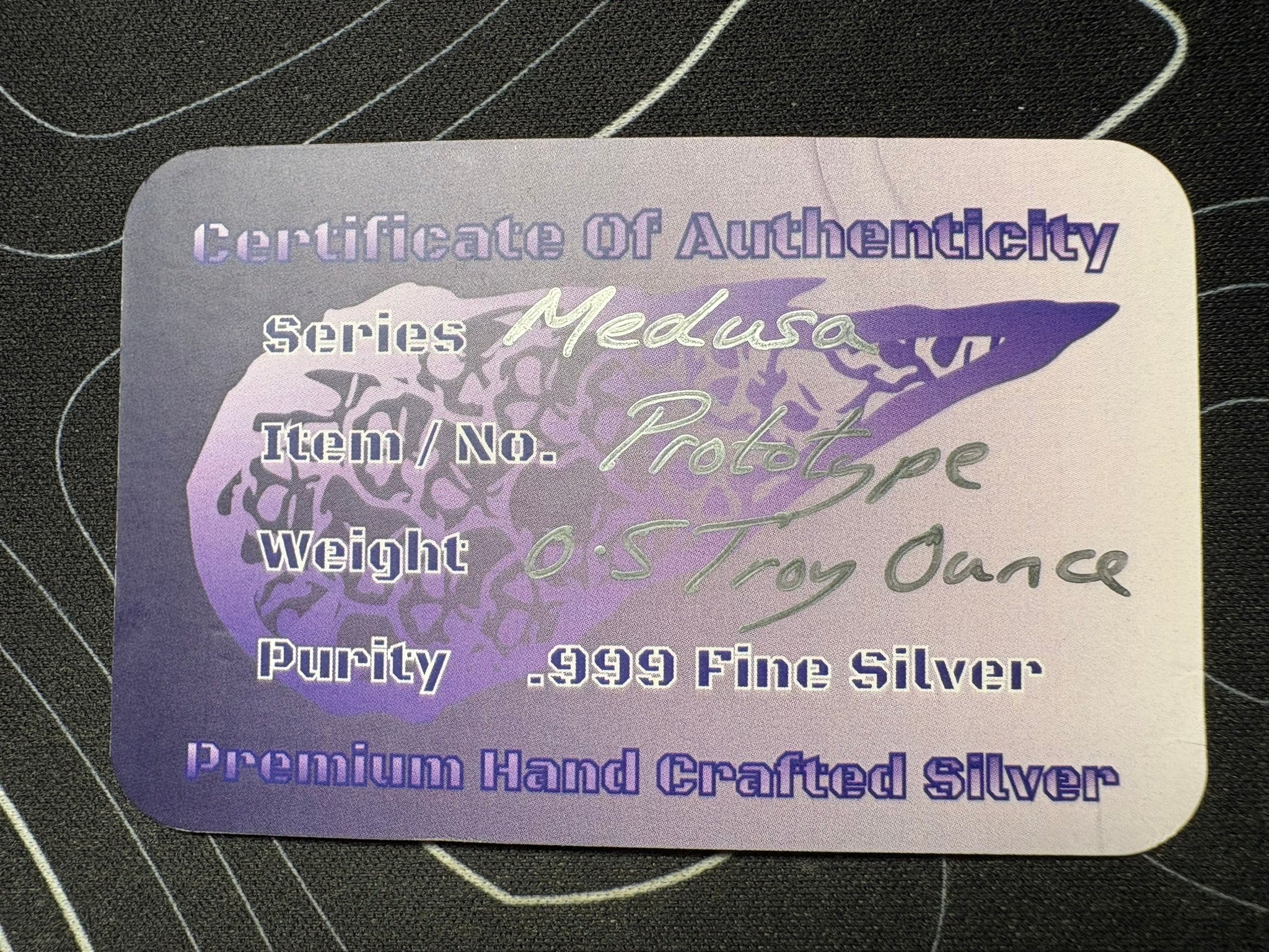 0.5oz .999 Fine Silver Medusa Prototype | Rio's Precious Metals | Gems Bullion