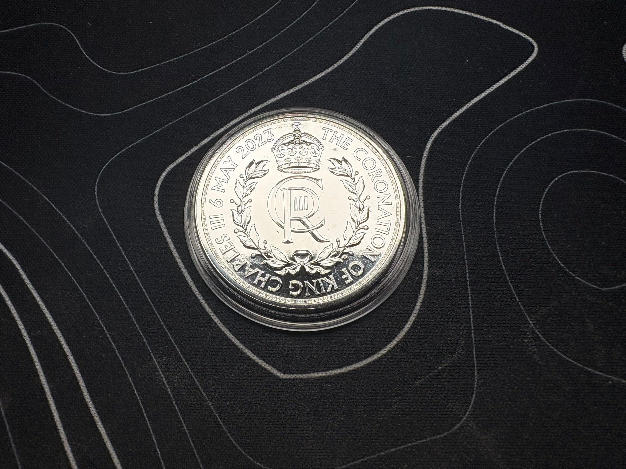 2023 King Charles III Coronation Cypher 1oz .999 Fine Silver Coin | The Royal Mint | CGT Exempt  | Gems Bullion
