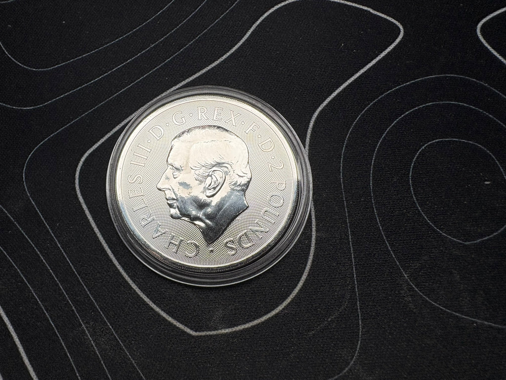 2024 Royal Coat of Arms 1oz .999 Fine Silver Coin | The Royal Mint | CGT Exempt | Gems Bullion