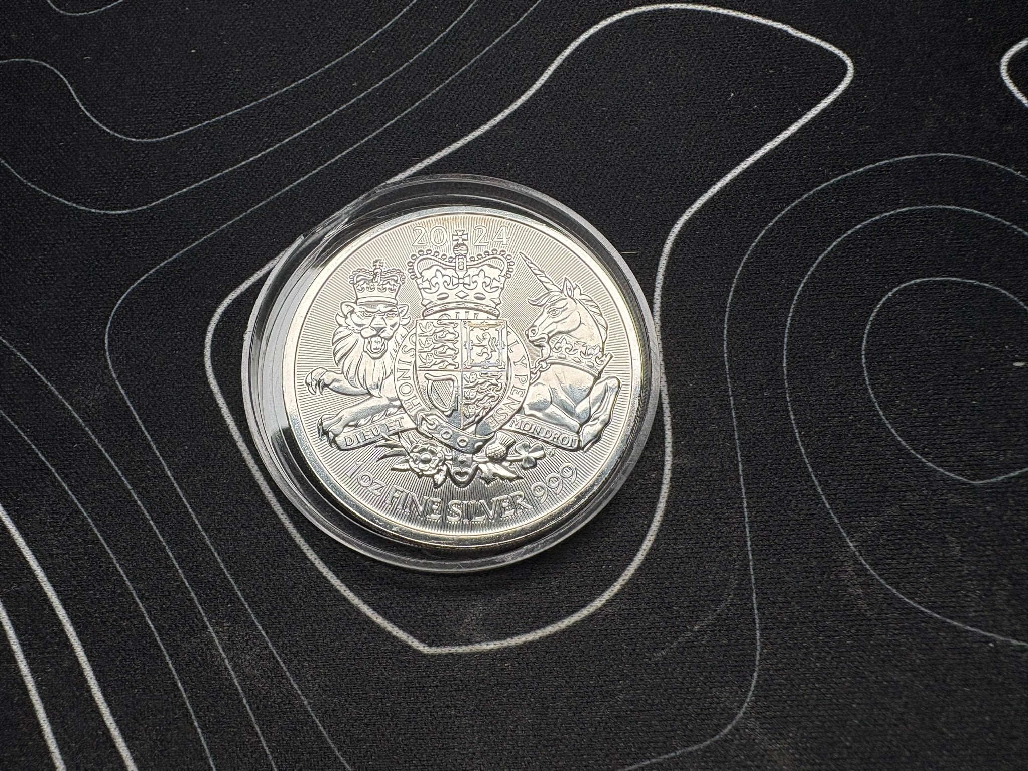 2024 Royal Coat of Arms 1oz .999 Fine Silver Coin | The Royal Mint | CGT Exempt | Gems Bullion