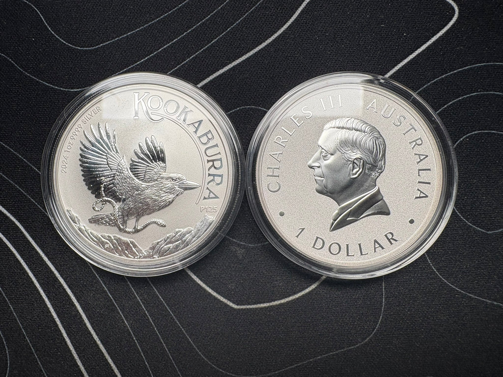 2024 Australian Kookaburra 1oz .9999 Fine Silver Coin | Perth Mint | Gems Bullion