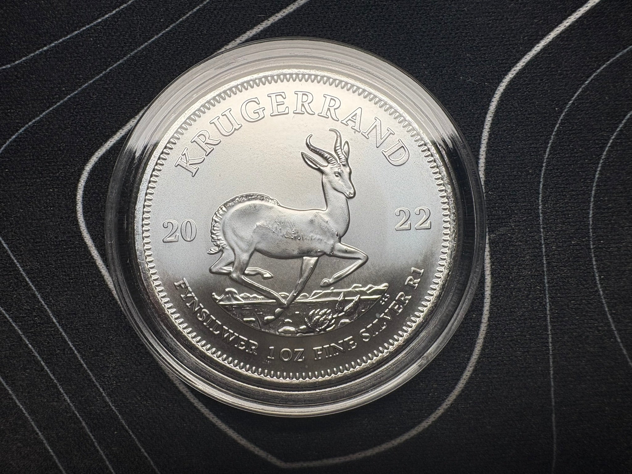2022 South African Krugerrand 1oz 999 Fine Silver Coin | Gems Bullion