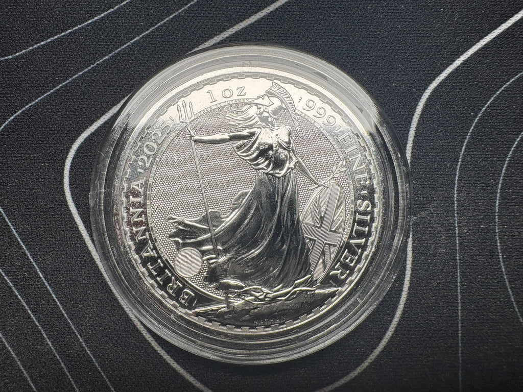 2025 1oz Britannia .999 Fine Silver | The Royal Mint | CGT Exempt | Gems Bullion