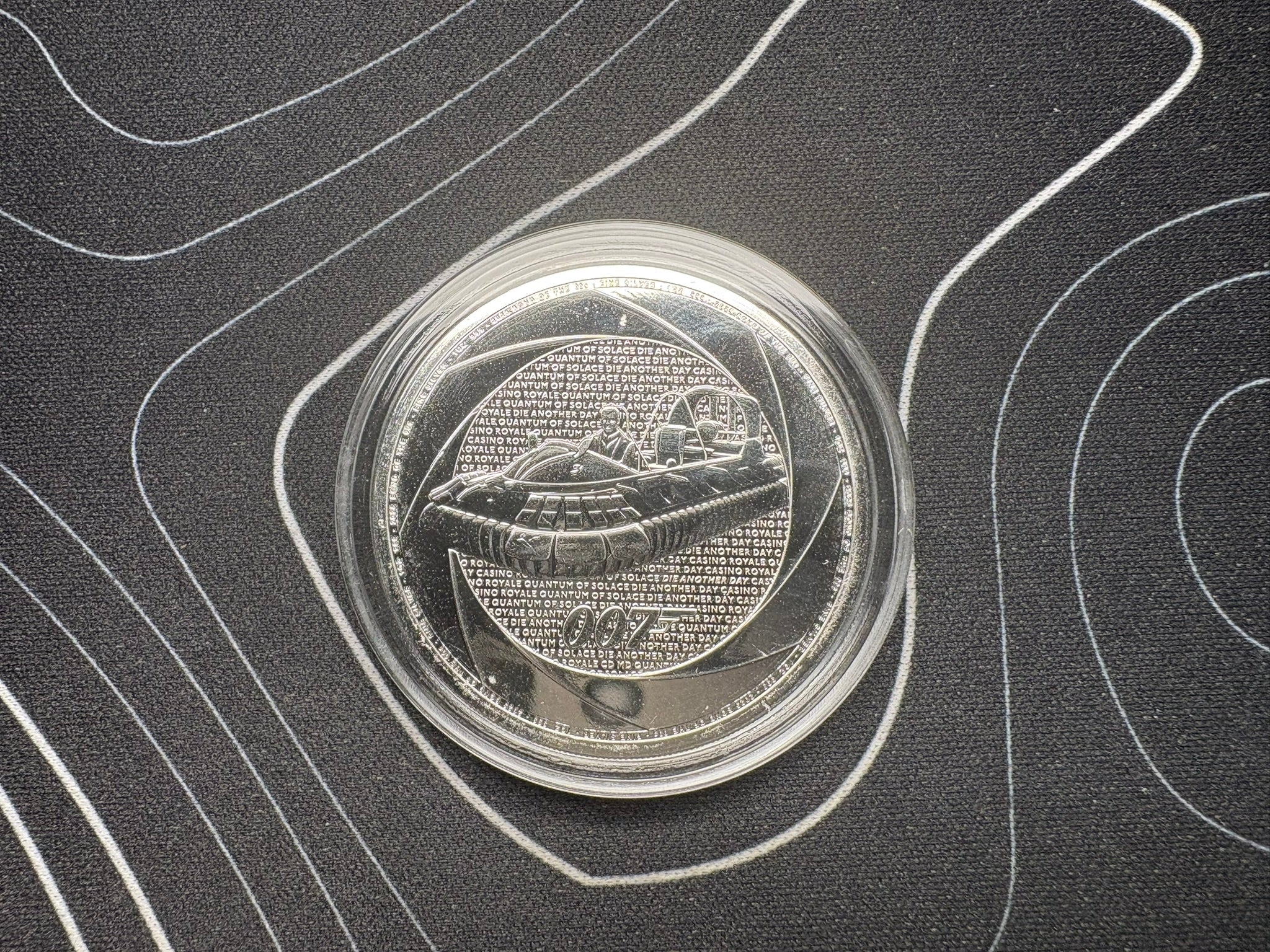 Royal Mint 1oz James Bond Six Decades of 007 The 2000's .999 Silver Coin