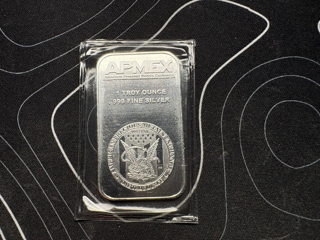 1oz Fine Silver Bar .999 (APMEX) American Precious Metals Exchange