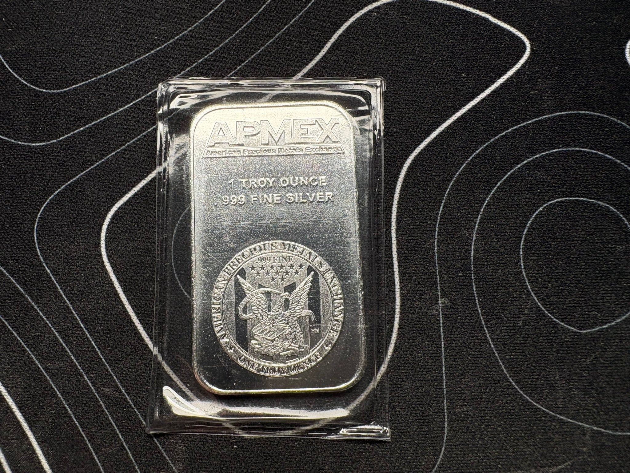 1oz Fine Silver Bar .999 (APMEX) American Precious Metals Exchange