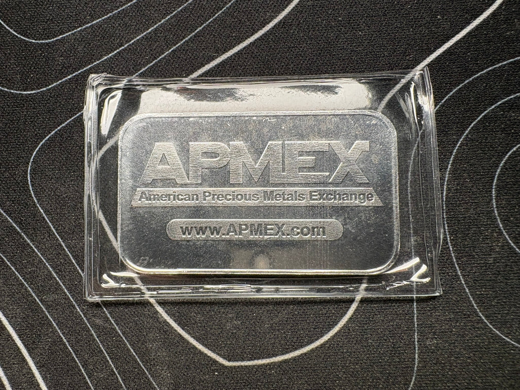1oz Fine Silver Bar .999 (APMEX) American Precious Metals Exchange