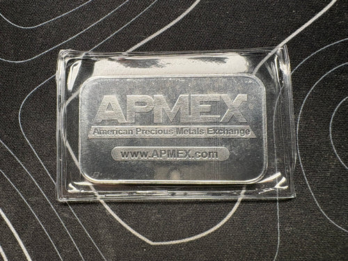 1oz Fine Silver Bar .999 (APMEX) American Precious Metals Exchange