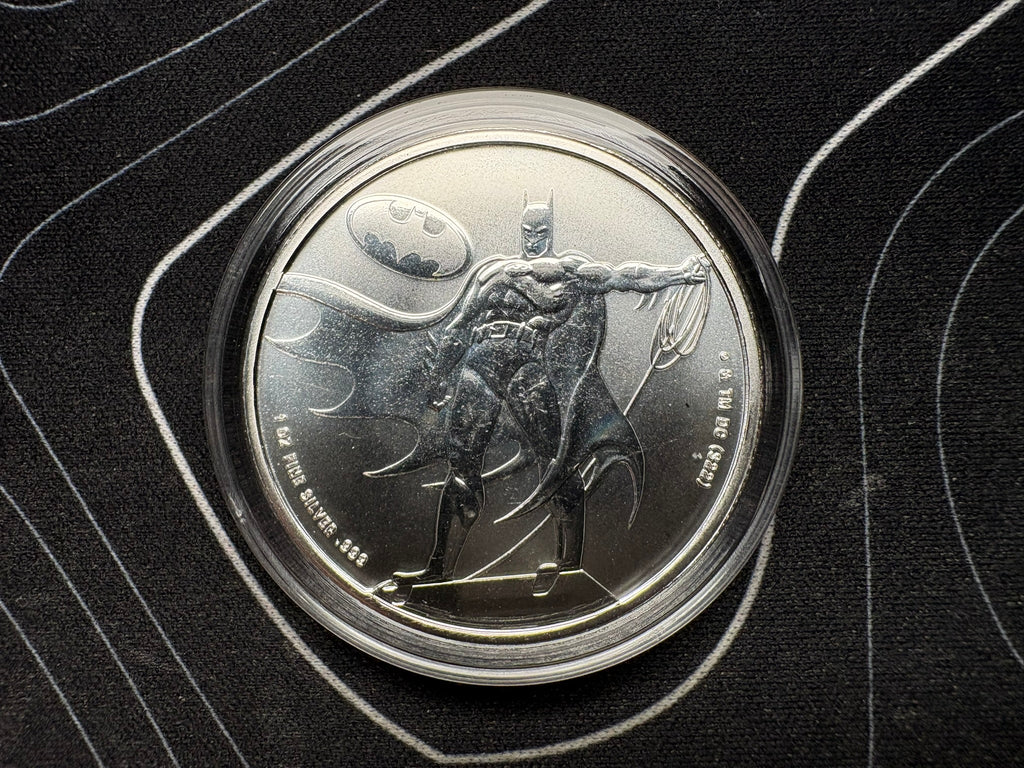 2023 Samoa Silver Batman DC Comics 1oz 999 Silver Coin Bat Signal Lasso Of Truth | Gems Bullion