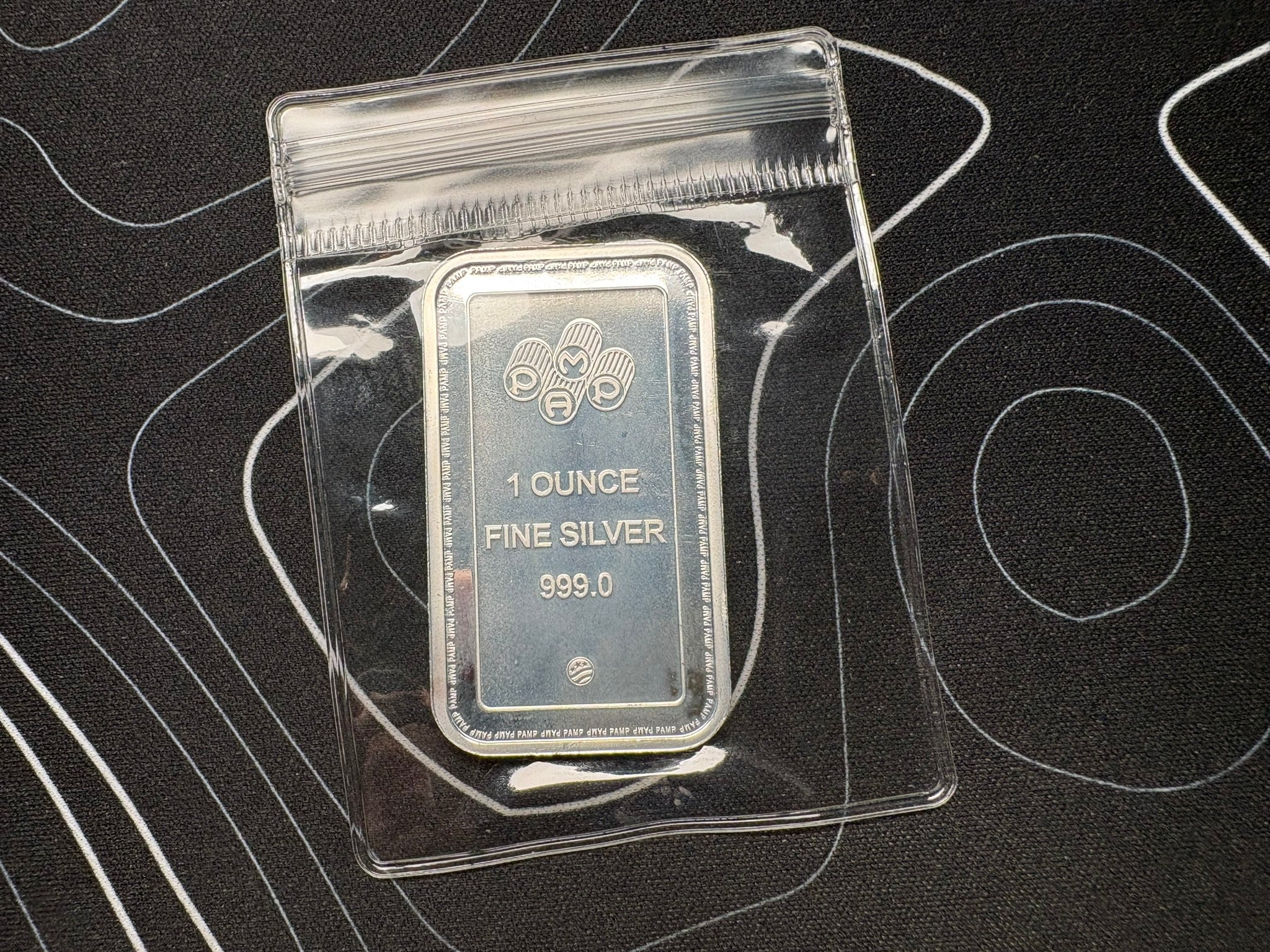 PAMP Suisse 1oz Silver Bar .999 Fine Silver