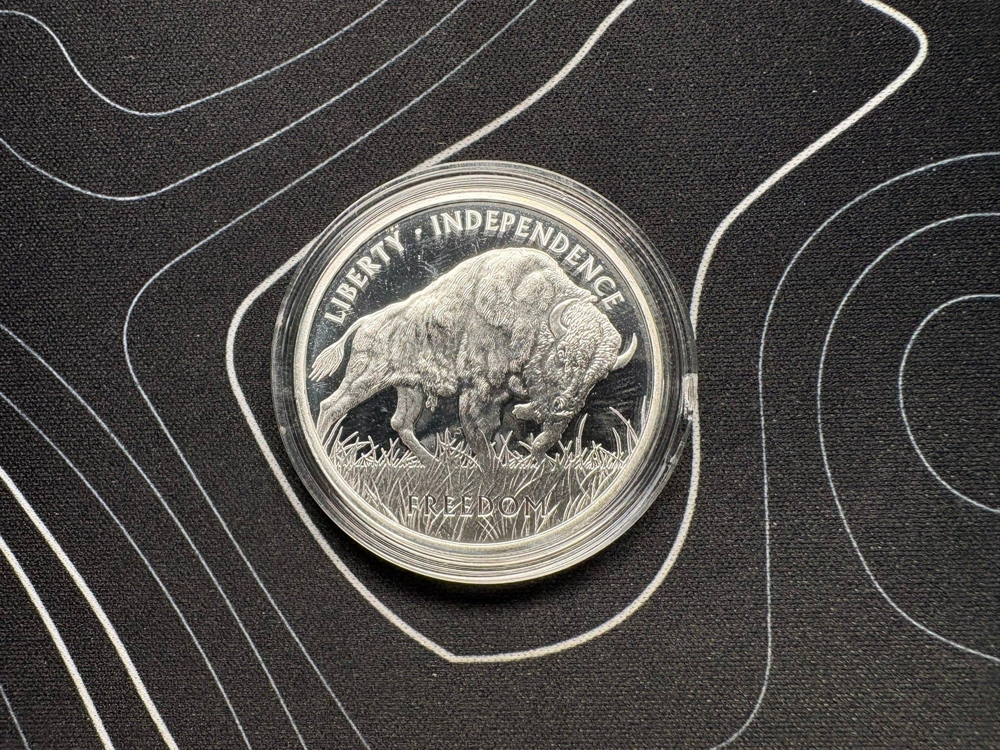 1oz PAMP Suisse Buffalo 999.0 Silver Bullion Coin in Capsule | Gems Bullion