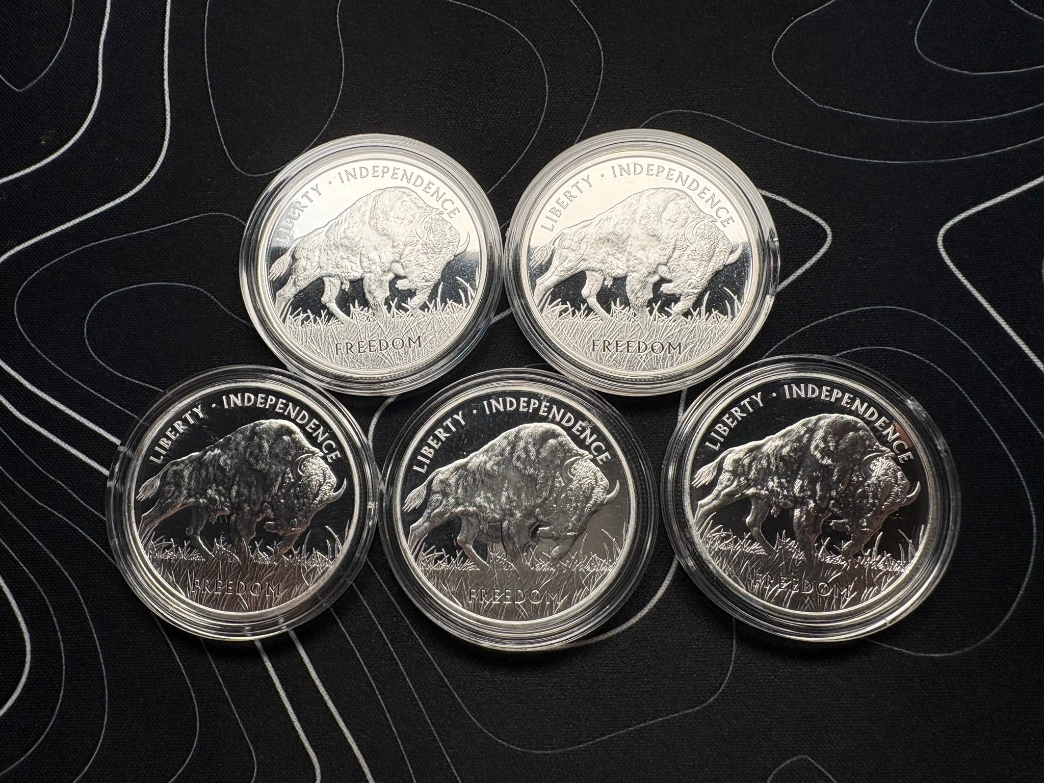 1oz PAMP Suisse Buffalo 999.0 Silver Bullion Coin in Capsule | Gems Bullion