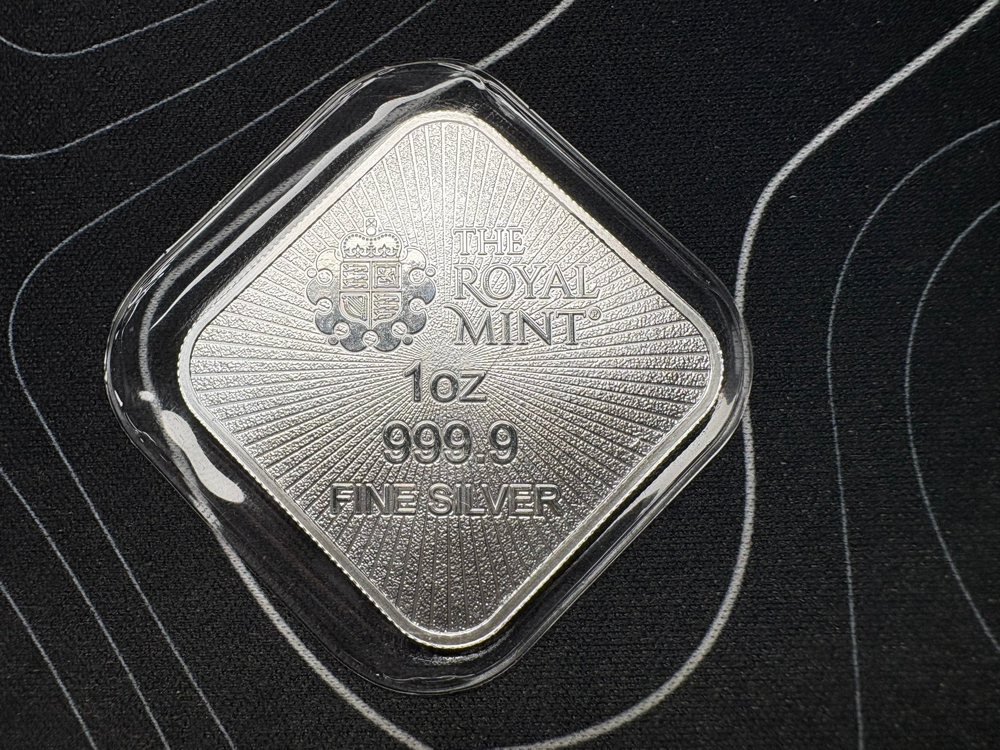 1oz Britannia & Liberty Silver Bar .999 Fine - The Royal Mint (Original Mint Packaging) | Gems Bullion