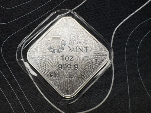1oz Britannia & Liberty Silver Bar .999 Fine - The Royal Mint (Original Mint Packaging) | Gems Bullion