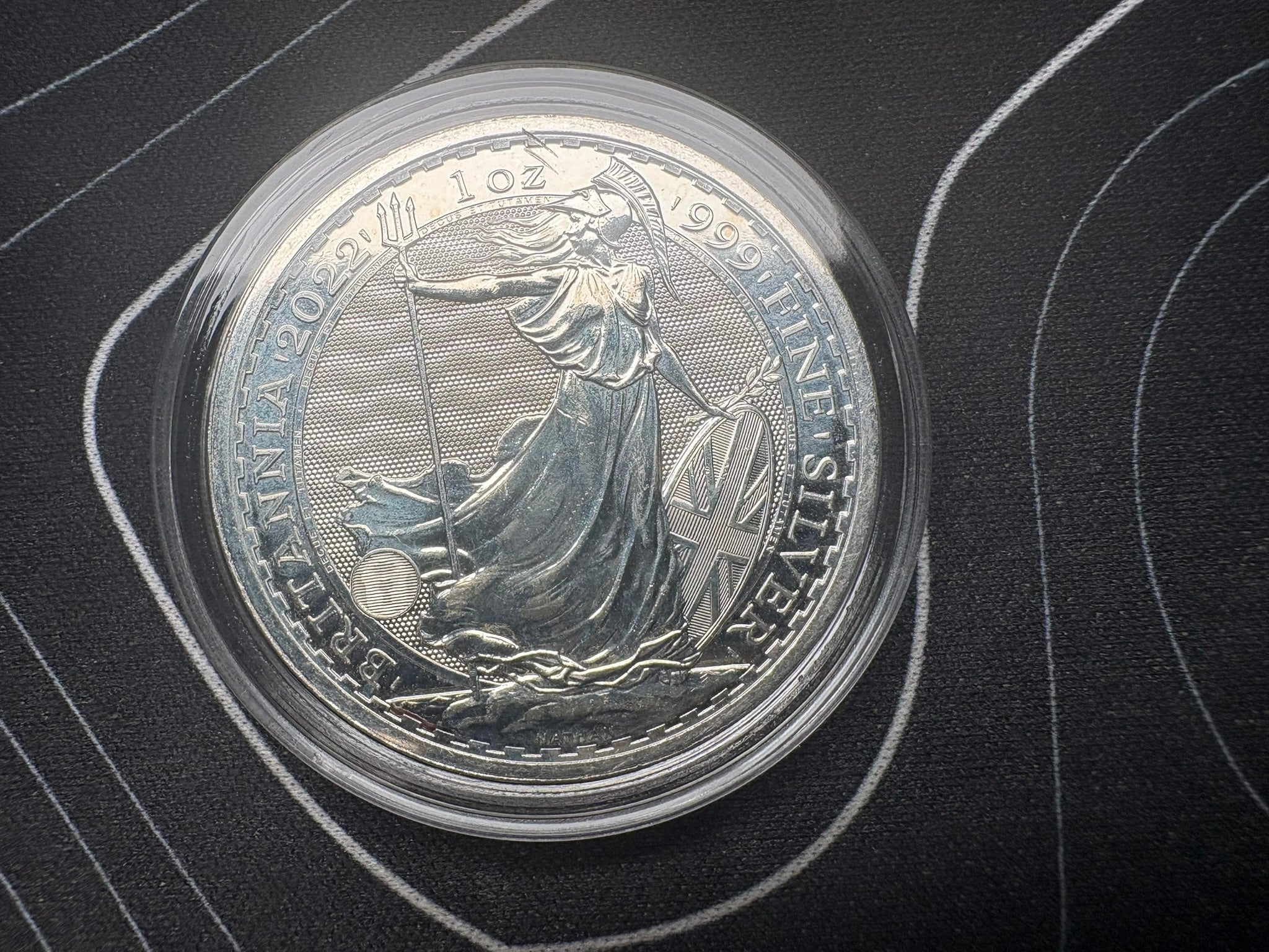 2022 1oz Silver Britannia 999 Fine Silver Coin | The Royal Mint | CGT Exempt | Gems Bullion
