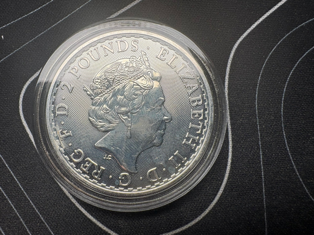 2022 1oz Silver Britannia 999 Fine Silver Coin | The Royal Mint | CGT Exempt | Gems Bullion