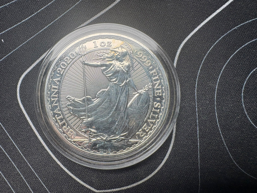 2020 1oz Silver Britannia 999 Fine Silver Coin | The Royal Mint | CGT Exempt