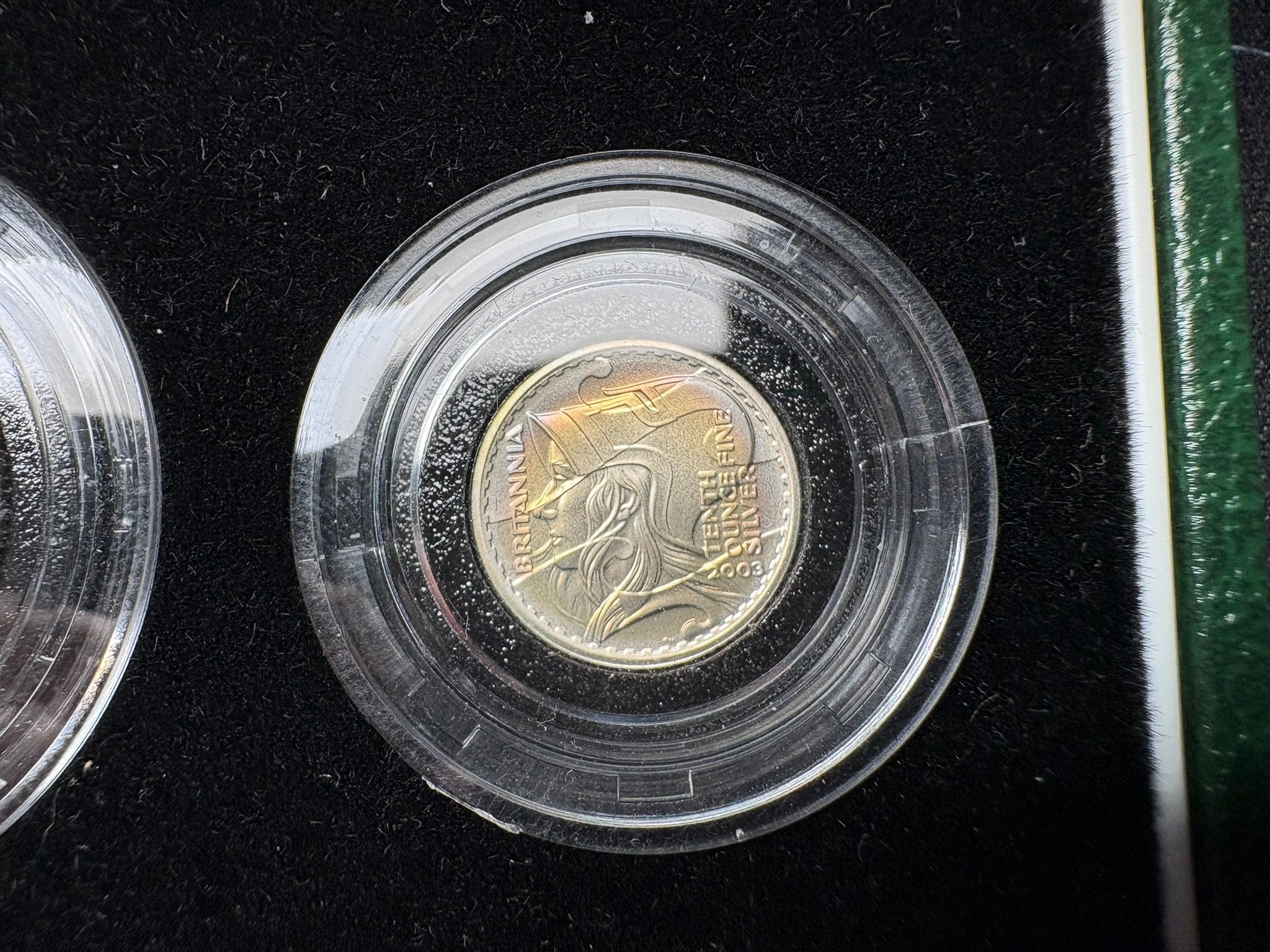 2003 Britannia .958 Fine Silver Proof 4x Coin Set Boxed & COA United Kingdom