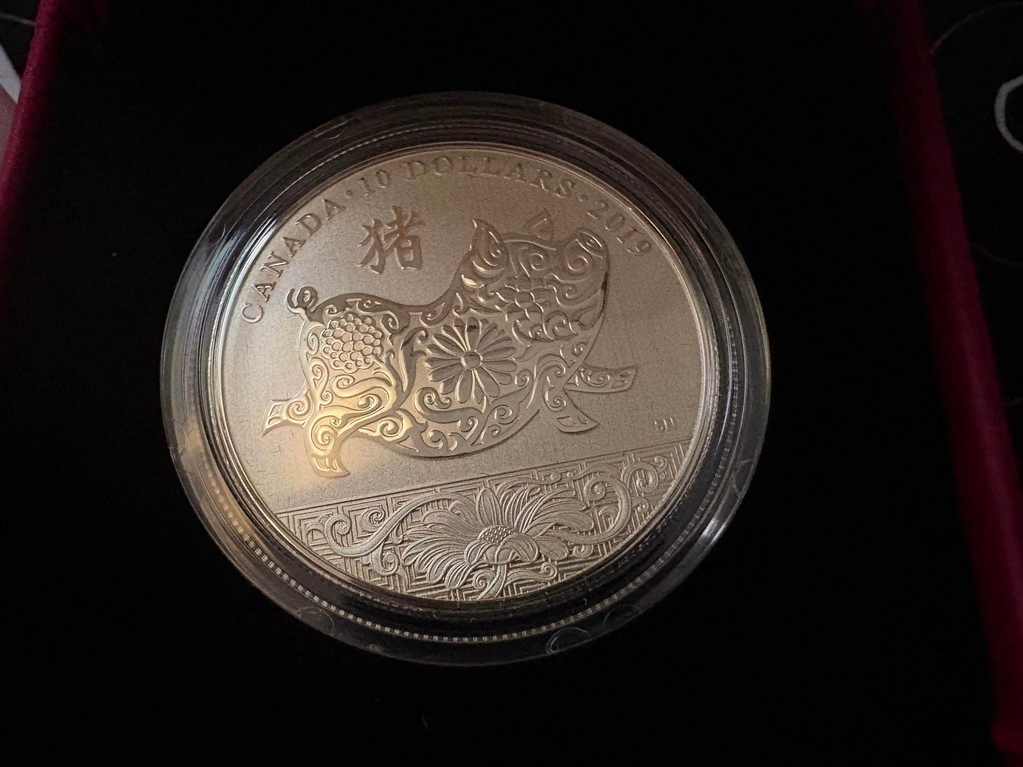 2019 1/2 oz. Pure Silver Coin | Year of the Pig | The Royal Canadian Mint