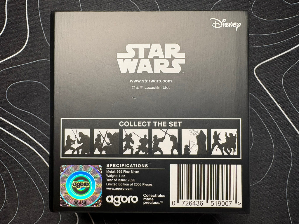 Star Wars™ Obi-Wan Kenobi™ VS Anakin Skywalker™ 1oz .999 Silver Medallion Coin