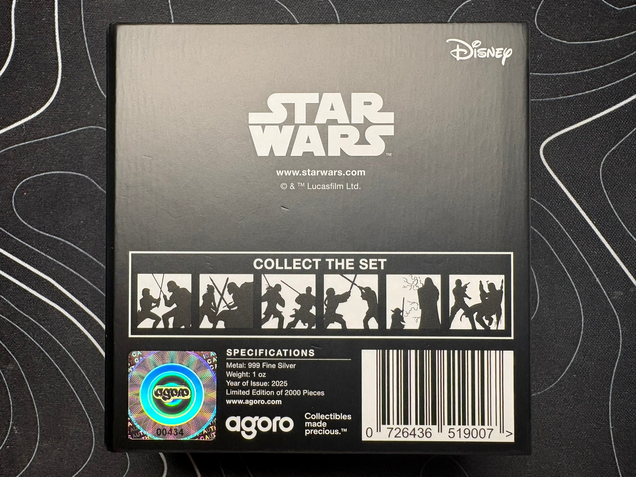 Star Wars™ Obi-Wan Kenobi™ VS Anakin Skywalker™ 1oz .999 Silver Medallion Coin