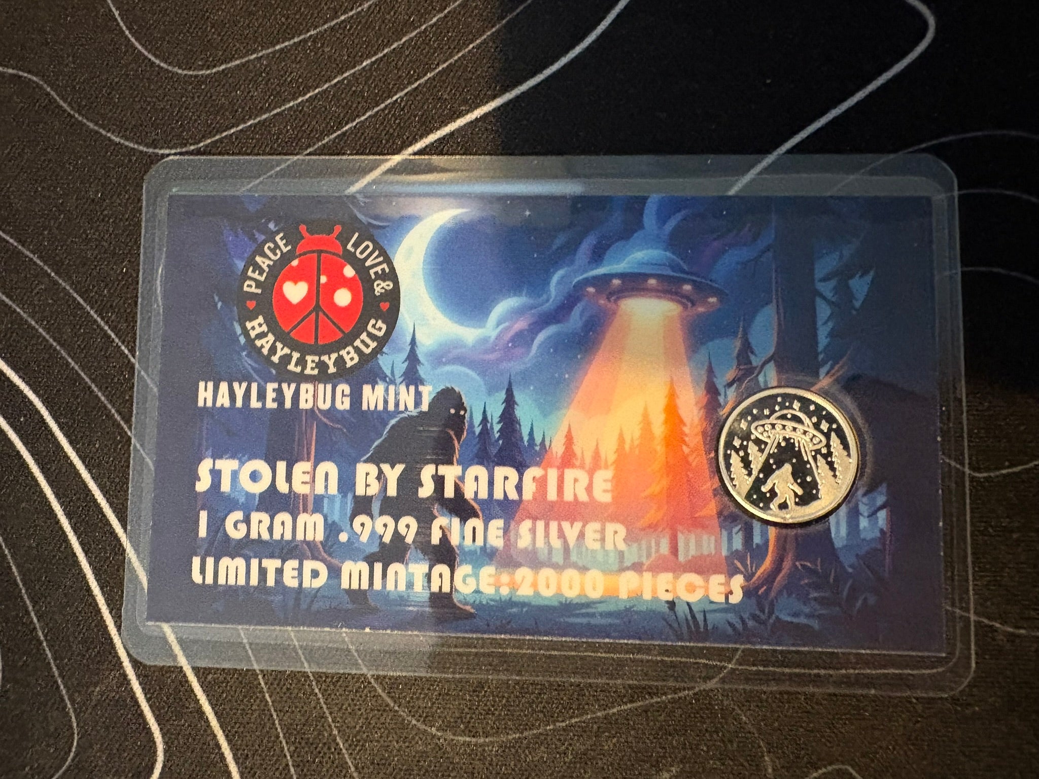 Stolen By Starfire One Gram 999 Fine Silver Round - 2000 Limited Mintage