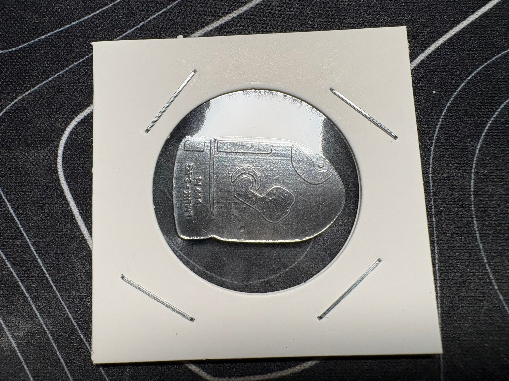 2.5g Bullet Bill Hand Poured .999 Fine Silver | Liquid Metals UK