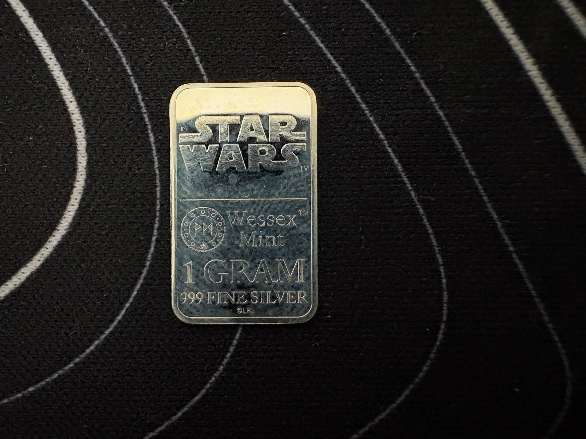 1g Wessex Mint "STAR WARS" .999 Fine Silver Bar