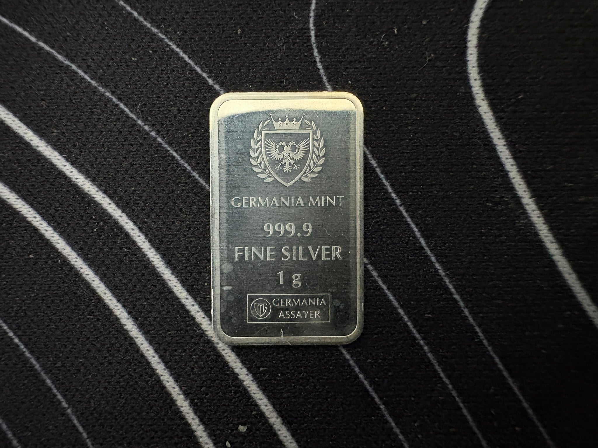 1g Germania Mint .999 Fine Silver Bar