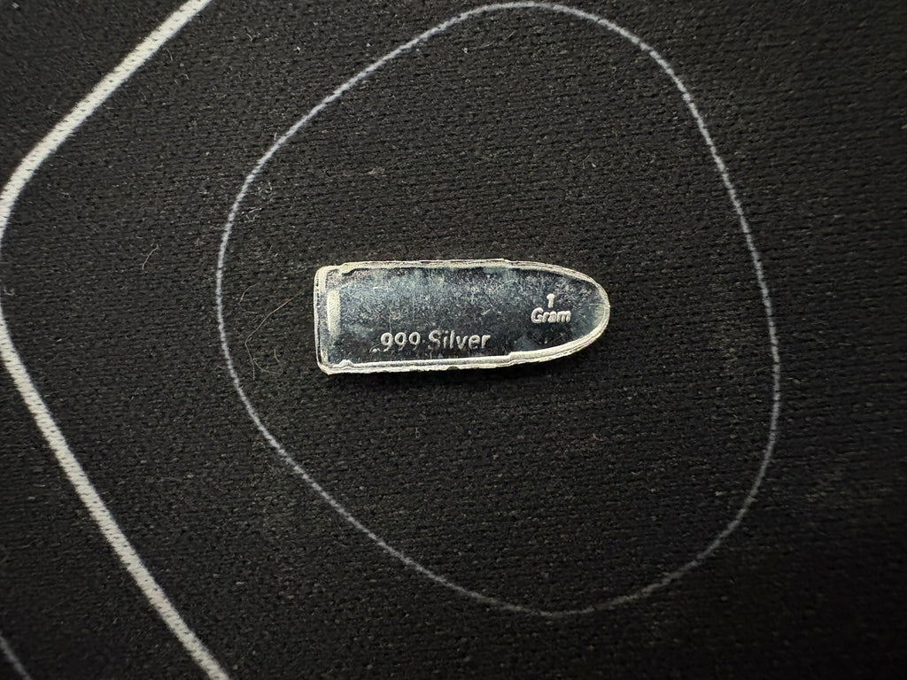 1g "Trade for Ammo" .999 Fine Silver Bar