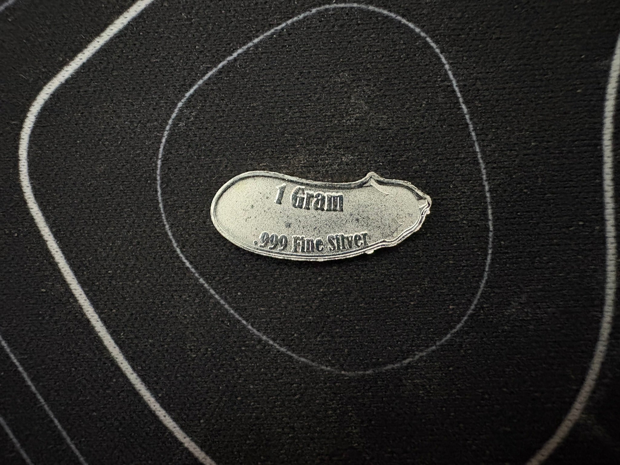 1g "Eggplant" .999 Fine Silver Bar