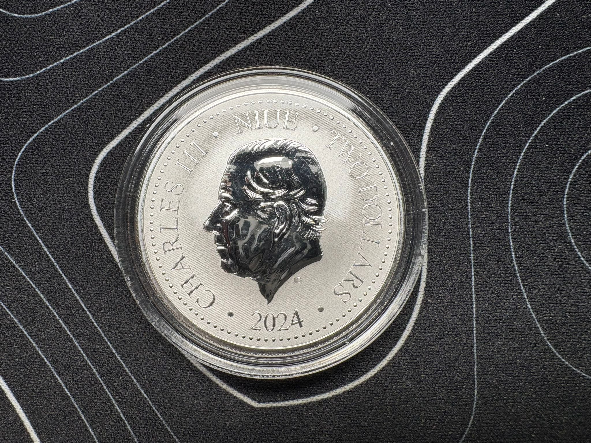 2024 Maori Niue 1oz Silver .999 $2 Two Dollar Coin in Capsule | Gems Bullion