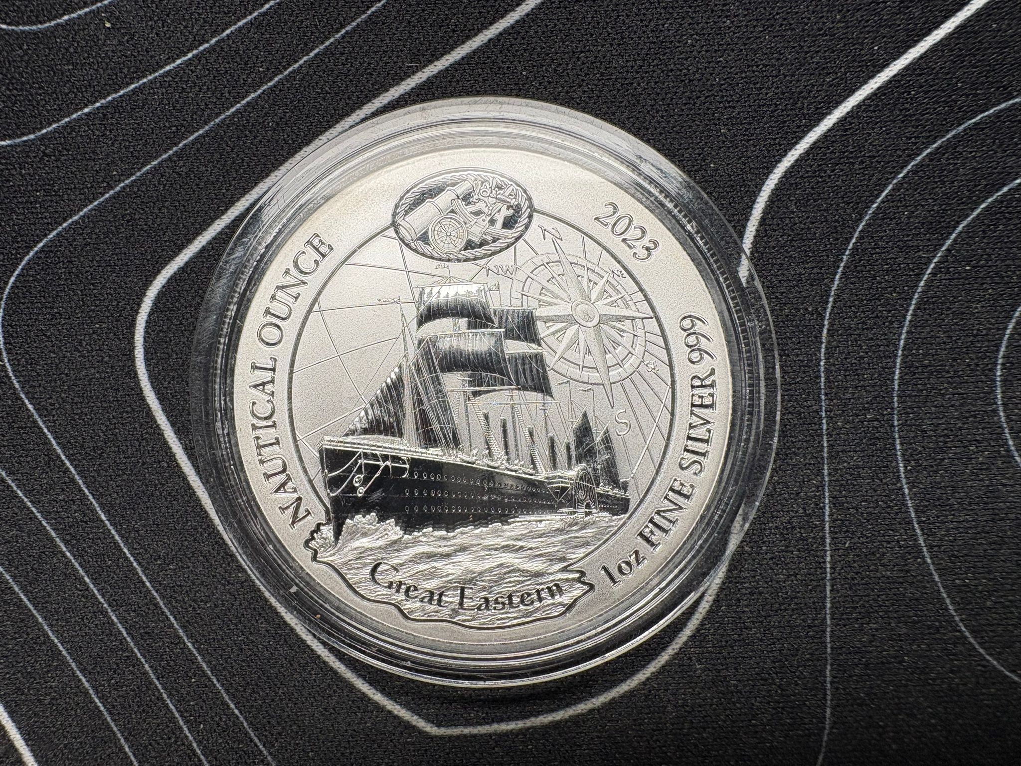 2023 Rwanda 1 oz Silver Nautical Ounce Great Eastern | Gems Bullion